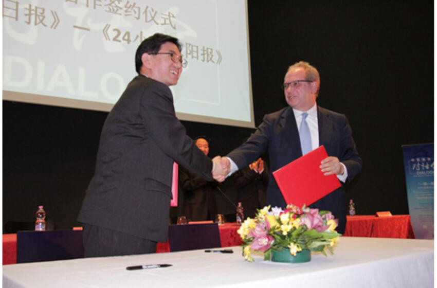 Italia-Cina: siglata la lettera d’intenti tra Il Sole 24 Ore e Economic Daily