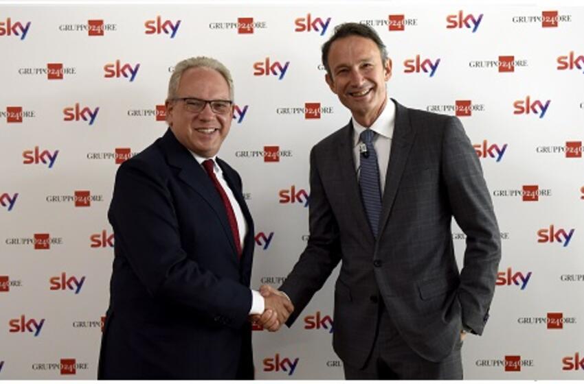Gruppo 24 Ore e SKY Italia: Al via partnership per lo sviluppo cross-mediale